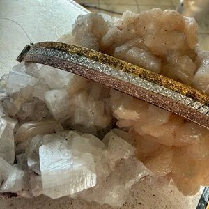 Gold and Silver Bangle Bracelet